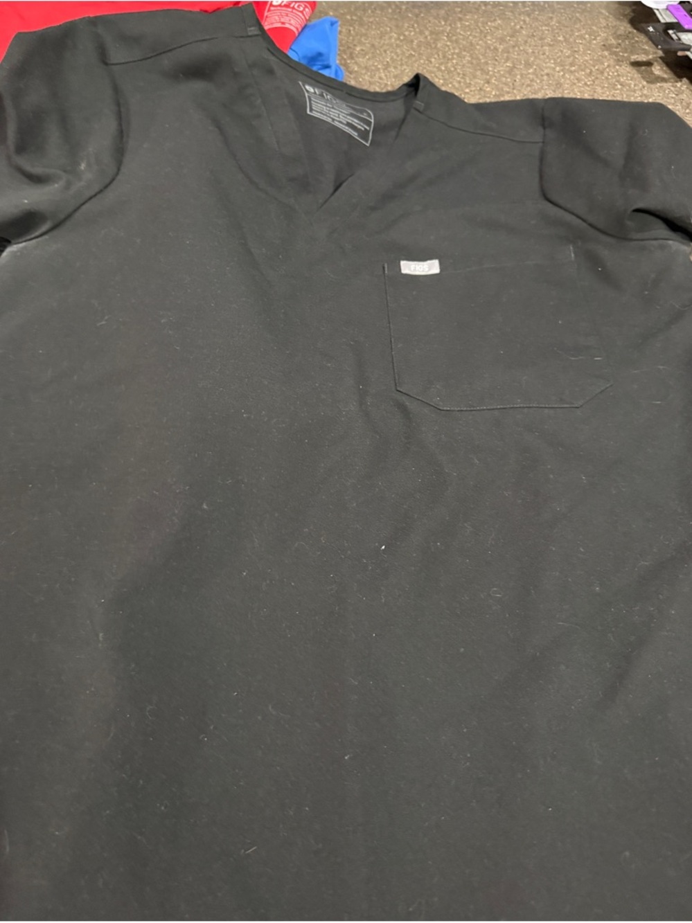 FIGS Black scrub set - Picture 4 of 5